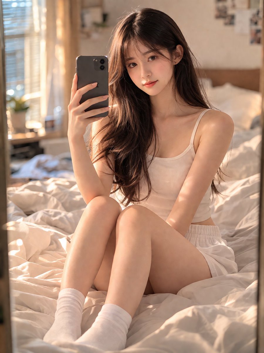 Mirror Selfie Bedroom Portrait — GPT Image 2 Prompt