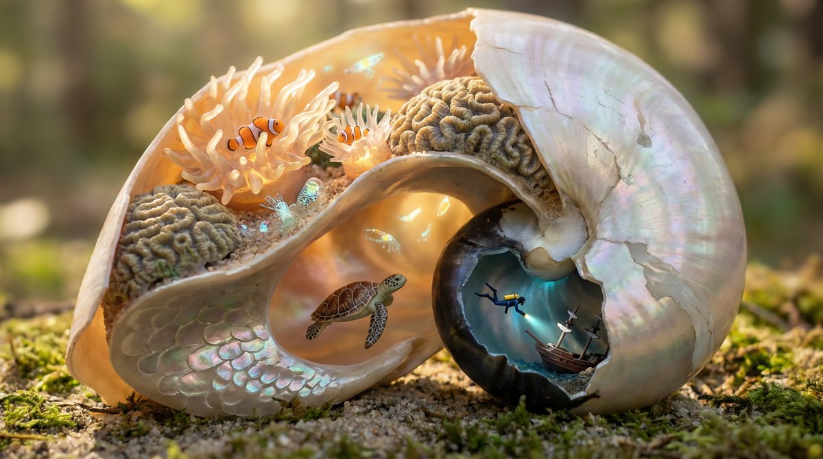 Tiny World in Object Macro Photography — Nano Banana Pro AI Generated Image