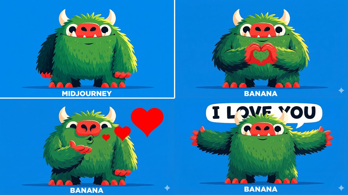 Changing Troll Character to Make Heart Shape — Nano Banana Pro AI Generated Image
