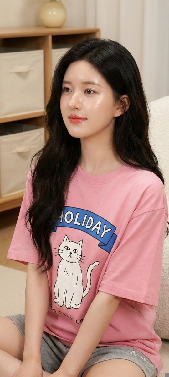 Zhao Lusi Casual Editorial Look — Nano Banana Pro AI Generated Image