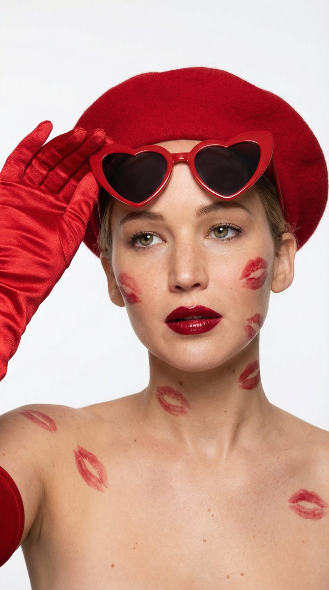 Megan Fox Valentine's Day Beauty Shot — Nano Banana Pro AI Generated Image