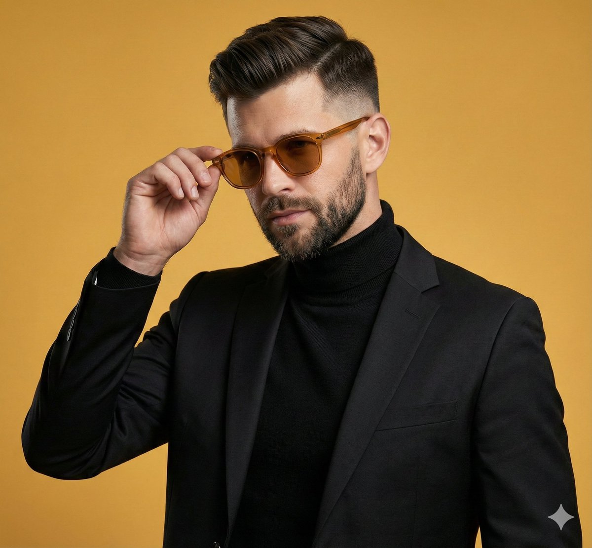 Confident Man Studio Portrait — Nano Banana Pro AI Generated Image