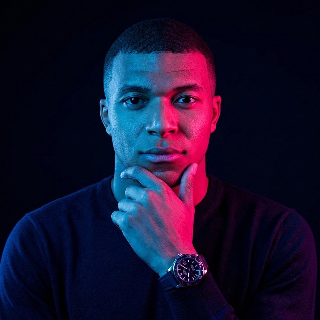 Neon Split Lighting Studio Portraits (Male and Female) — Nano Banana Pro AI Generated Image