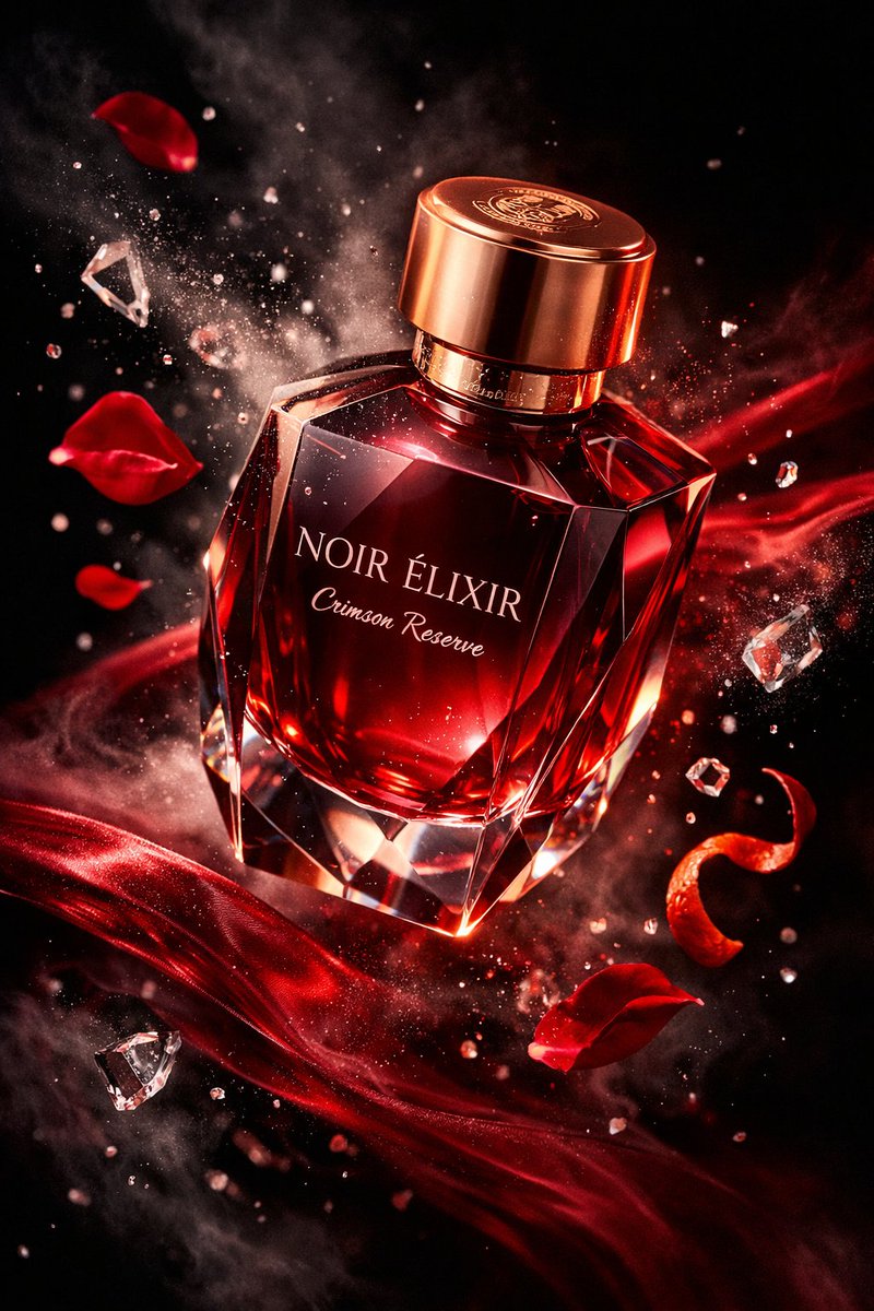 Luxury Fragrance Advertising Photography Prompt — Nano Banana Pro AI Generated Image