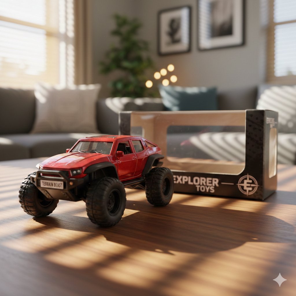 Diecast Toy Model Generation Prompt — Nano Banana Pro AI Generated Image