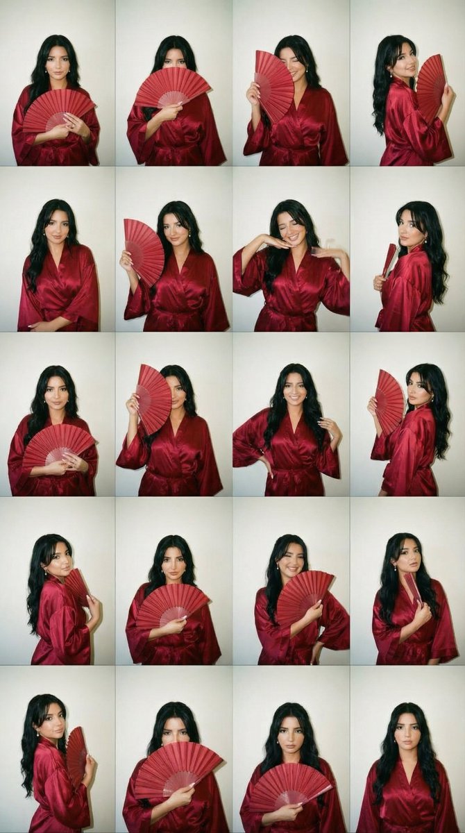 2000s Photobooth Contact Sheet Grid Prompt — Nano Banana Pro AI Generated Image