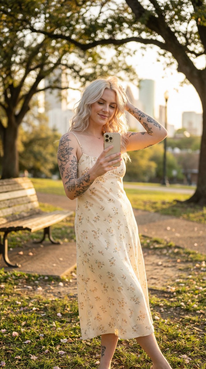 Golden Hour Outdoor Lifestyle Portrait Prompt — Nano Banana Pro AI Generated Image