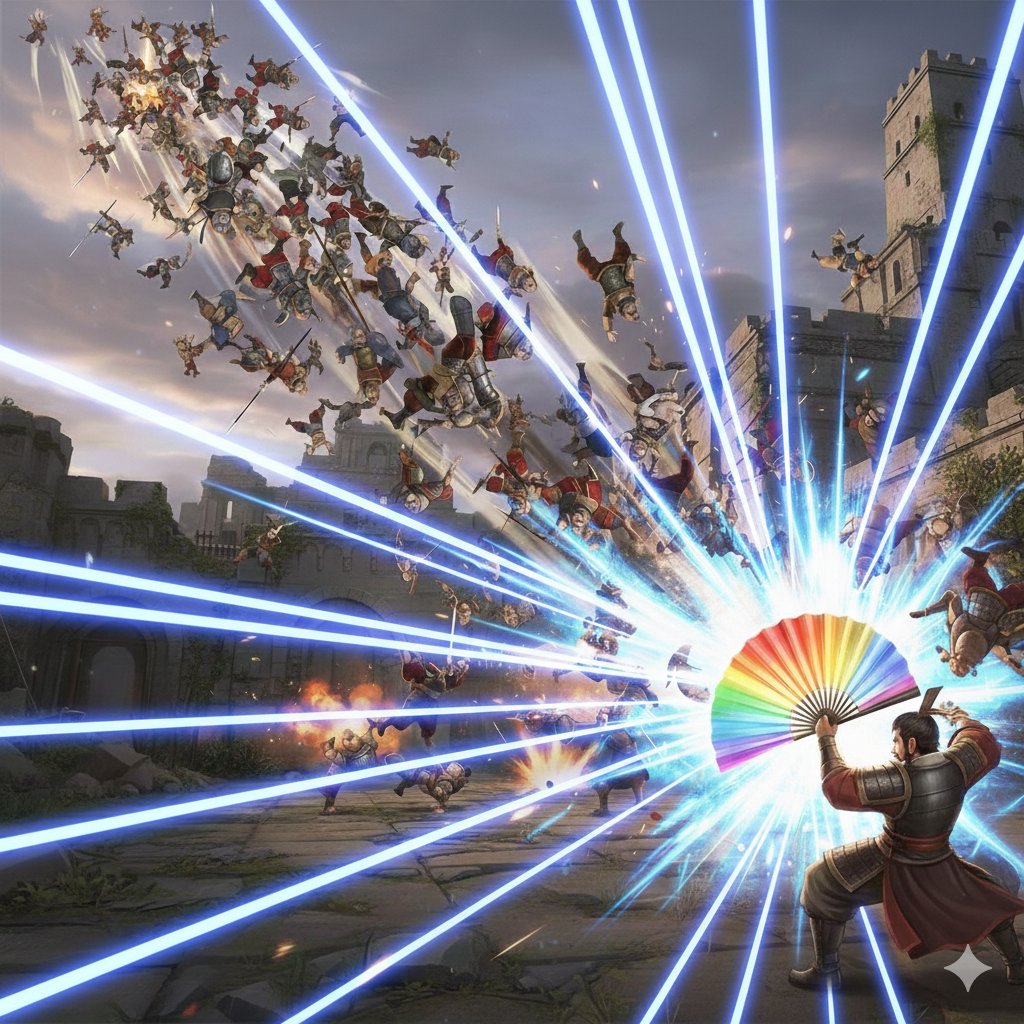 Dynasty Warriors: Kongming Musou Ranbu — Nano Banana Pro AI Generated Image