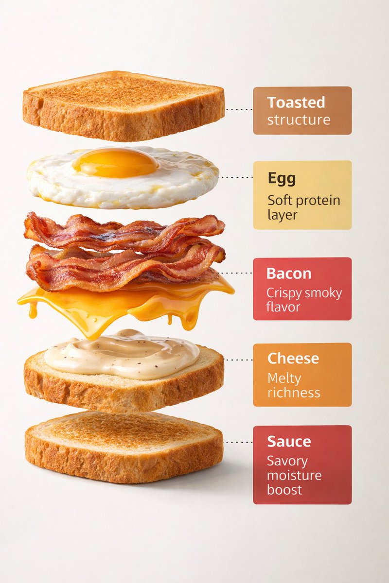 Exploded View Sandwich Animation Prompt — Nano Banana Pro AI Generated Image