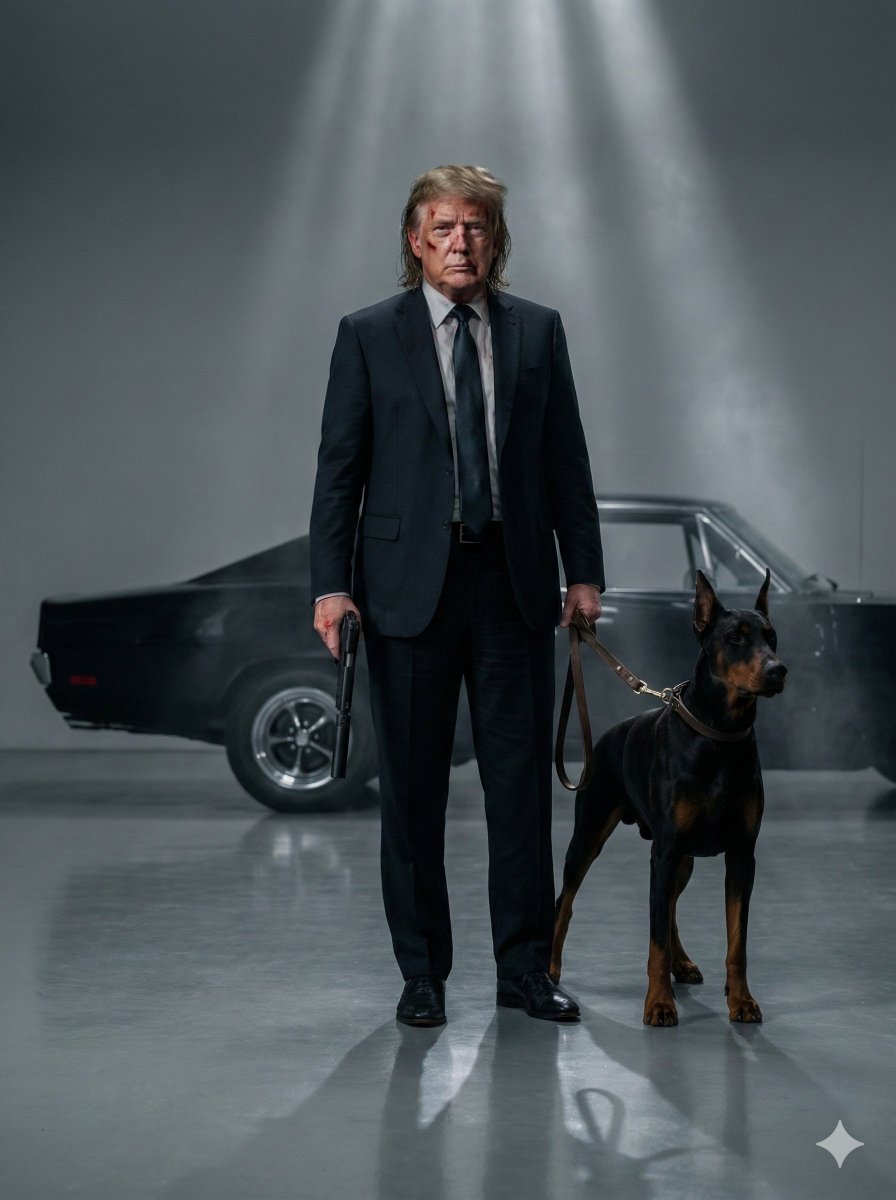 Neo-Noir Hitman Film Still — Nano Banana Pro AI Generated Image