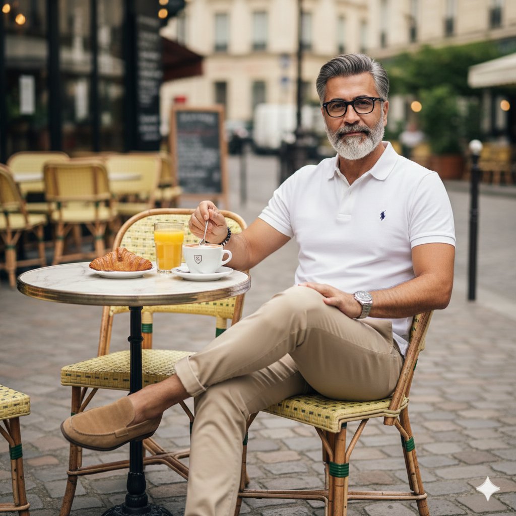 Photorealistic Parisian Cafe Scene — Nano Banana Pro AI Generated Image