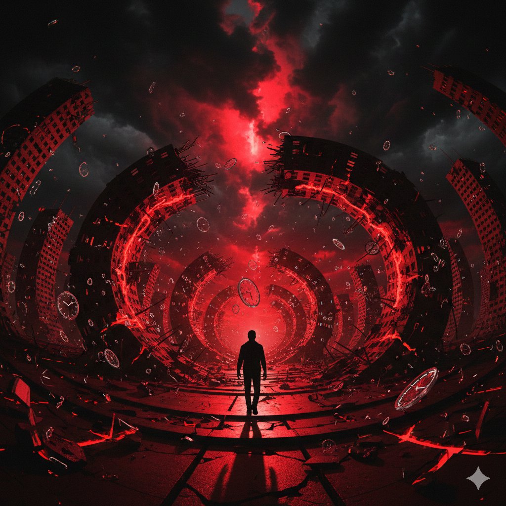 Surreal Physics Dystopia Image Generation Prompt — Nano Banana Pro AI Generated Image