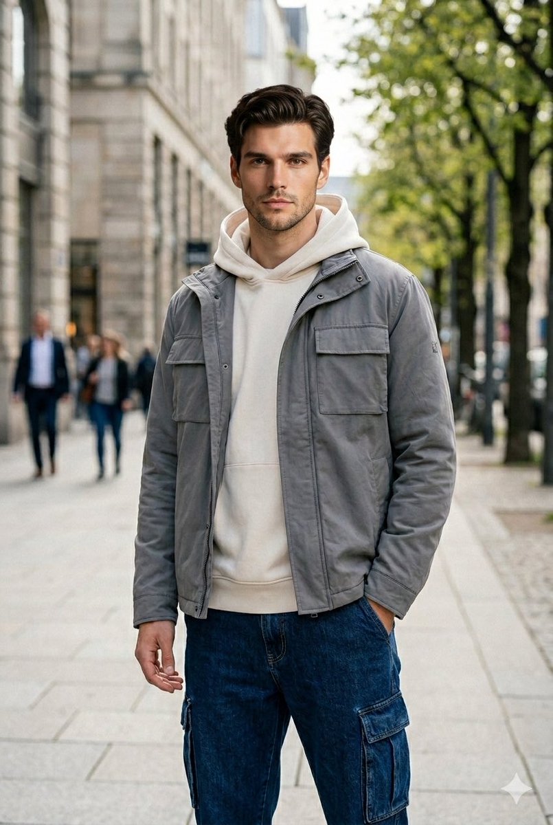 Ultra-Realistic Urban Portrait of a Young Man — Nano Banana Pro AI Generated Image