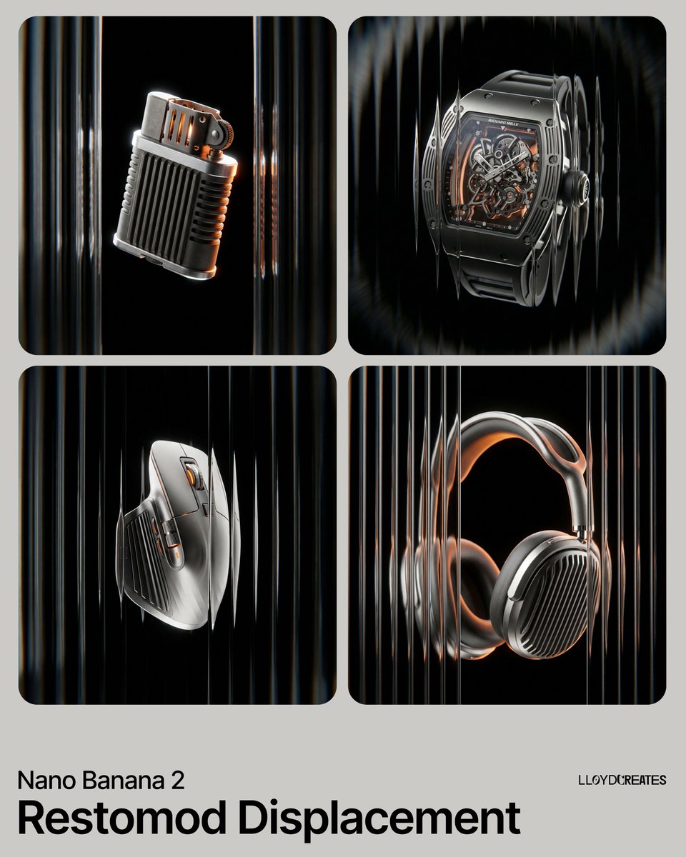 Restomod Product Shot with Chiaroscuro Lighting — Nano Banana Pro AI Generated Image