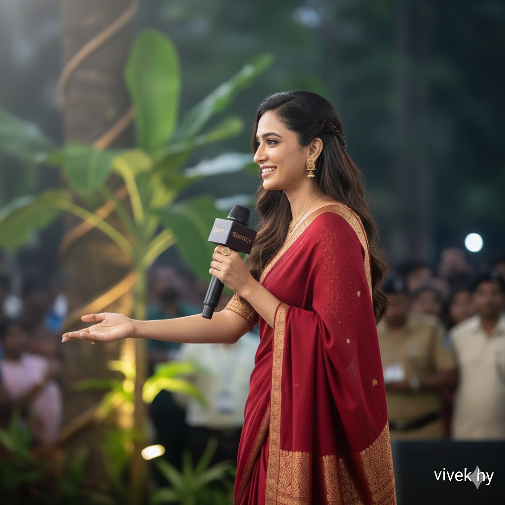 Red Carpet Event Portrait (JSON) — Nano Banana Pro AI Generated Image