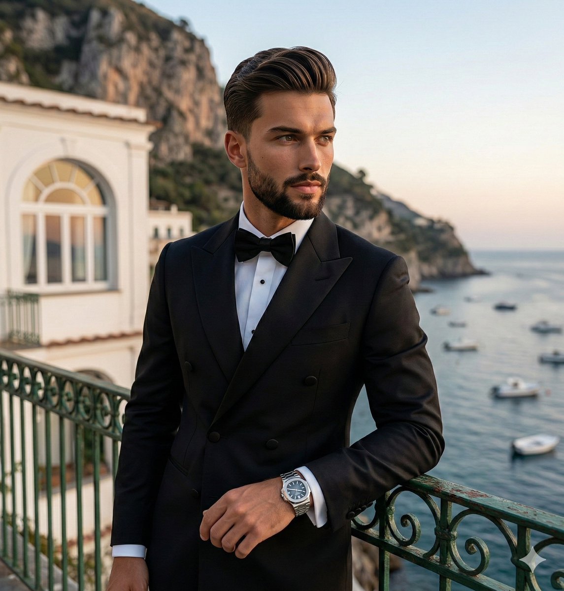 Luxury Lifestyle Portrait at Sunset — Nano Banana Pro AI Generated Image