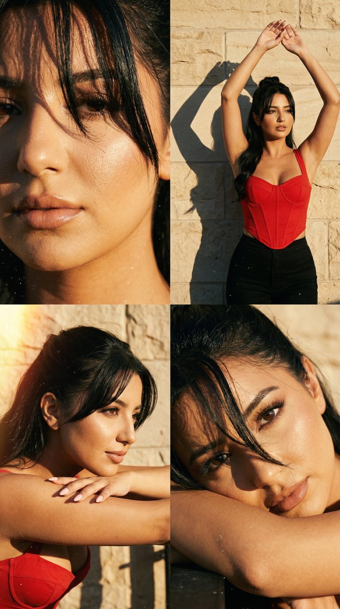 Golden Hour Film Editorial 2x2 Grid — Nano Banana Pro AI Generated Image