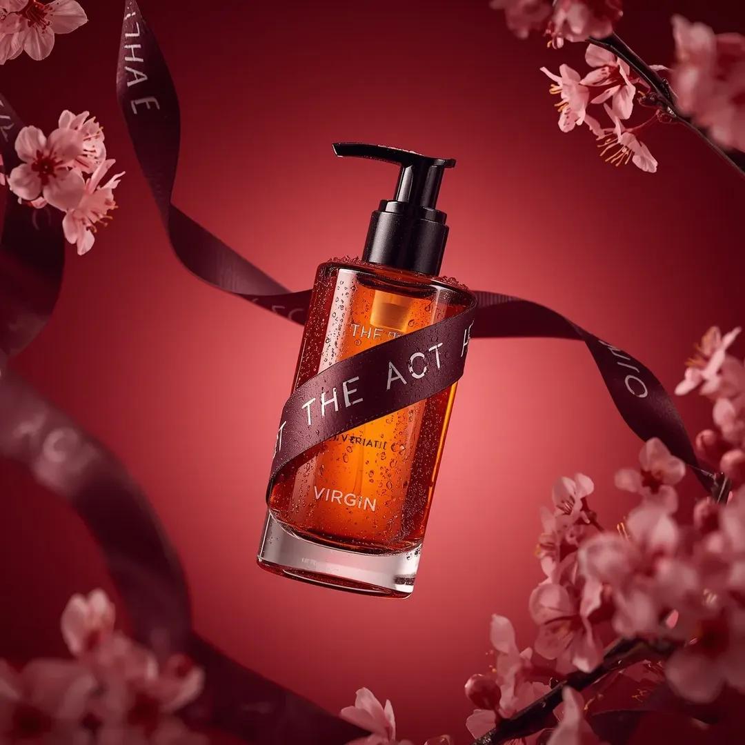 Ultra-Realistic Luxury Body Oil Product Photography — Nano Banana Pro AI Generated Image