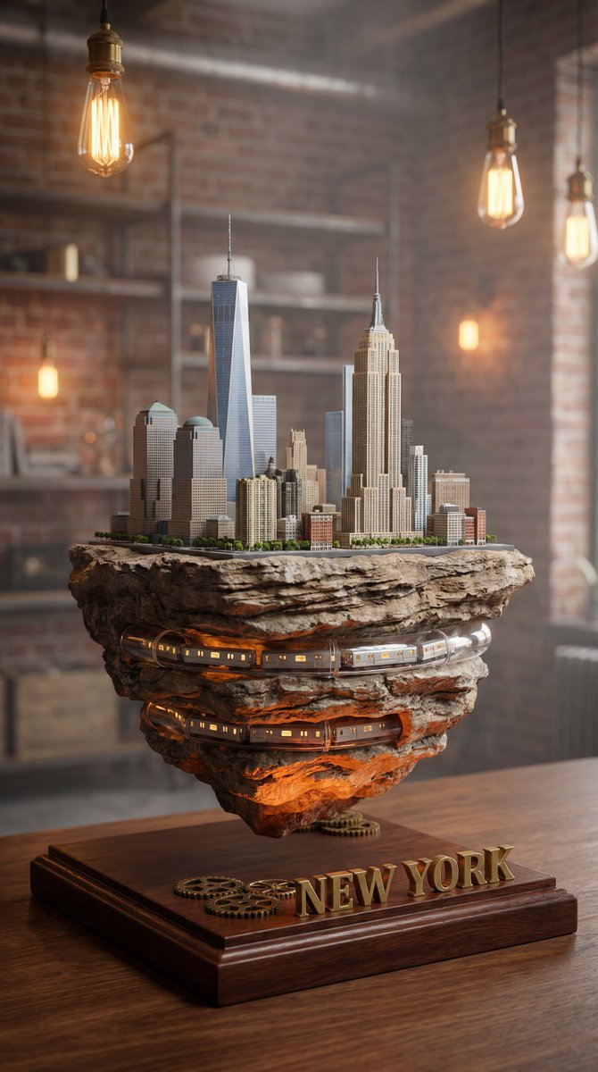 Ultra-Realistic Macro Miniature City Prompt — Nano Banana Pro AI Generated Image