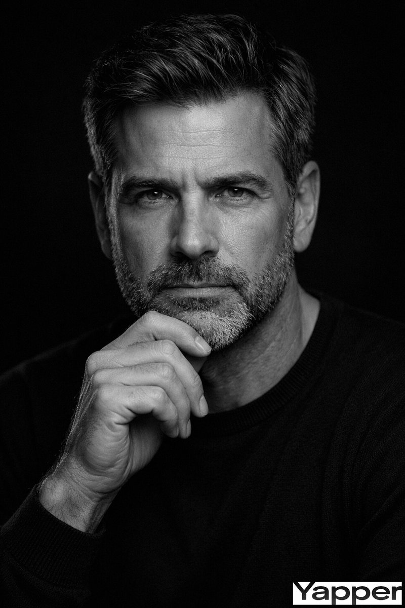 Fine-Art Cinematic Monochrome Studio Portrait Prompt (Reference Match) — Nano Banana Pro AI Generated Image