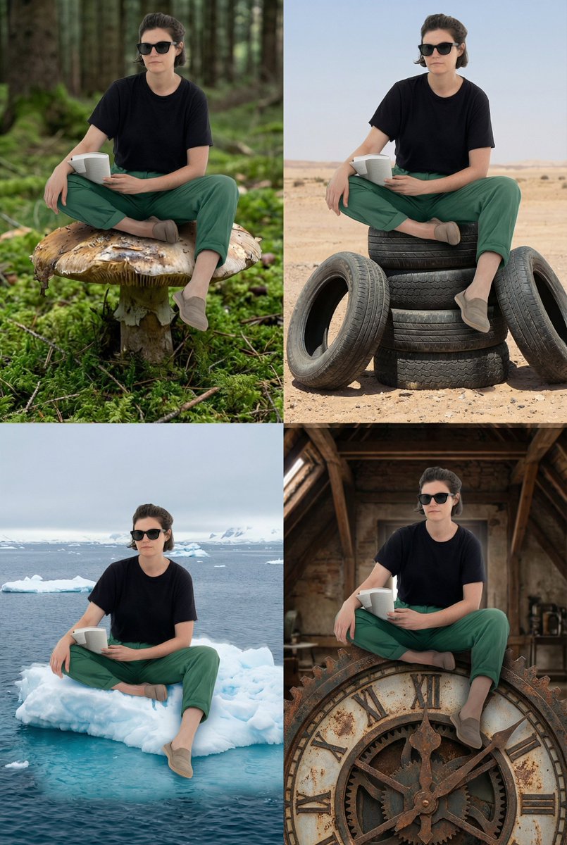 PNG Girl in Unusual Places Prompt — Nano Banana Pro AI Generated Image