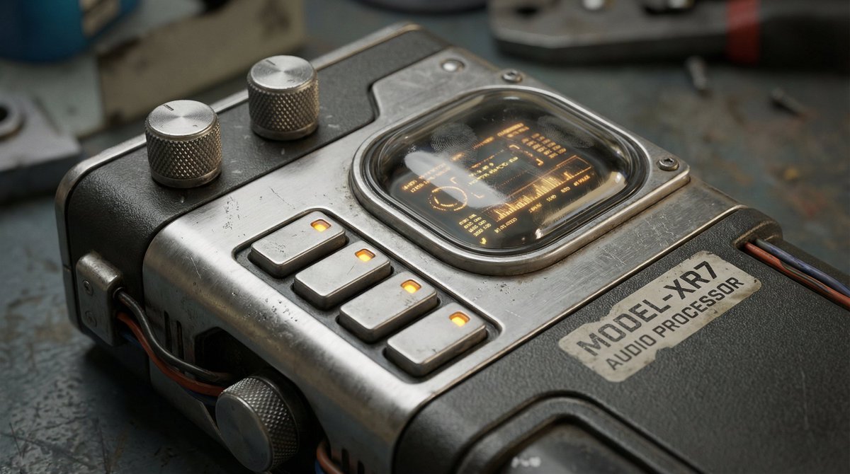 Hard Surface Modeling Retro Cassette Realism — Nano Banana Pro AI Generated Image