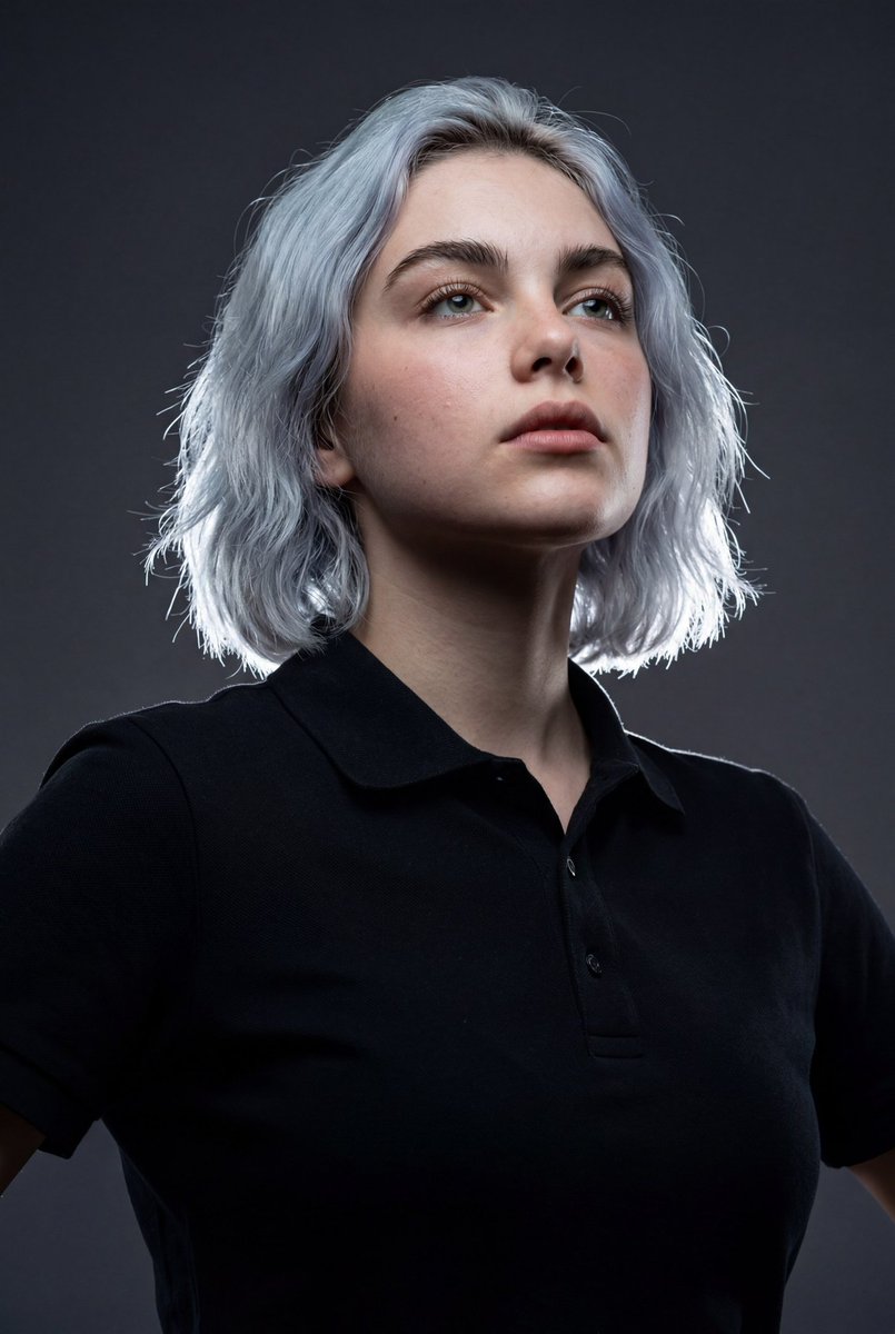 High-Impact Editorial Studio Portrait with Identity Lock — Nano Banana Pro AI Generated Image