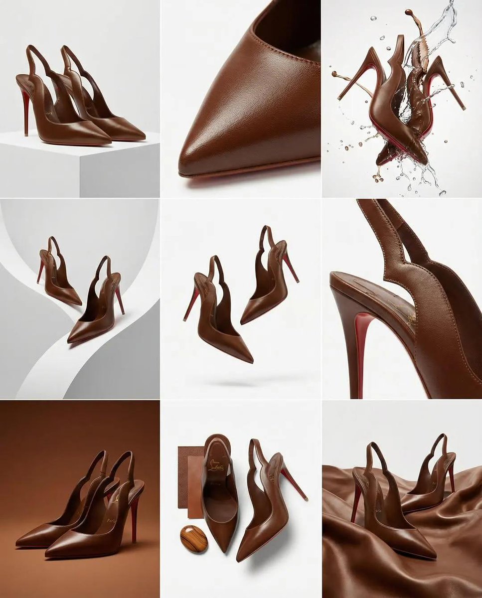 Luxury Product Campaign Grid — Nano Banana Pro AI Generated Image