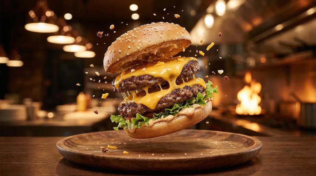 Exploding Ice Cream Cookie Sandwich — Nano Banana Pro AI Generated Image