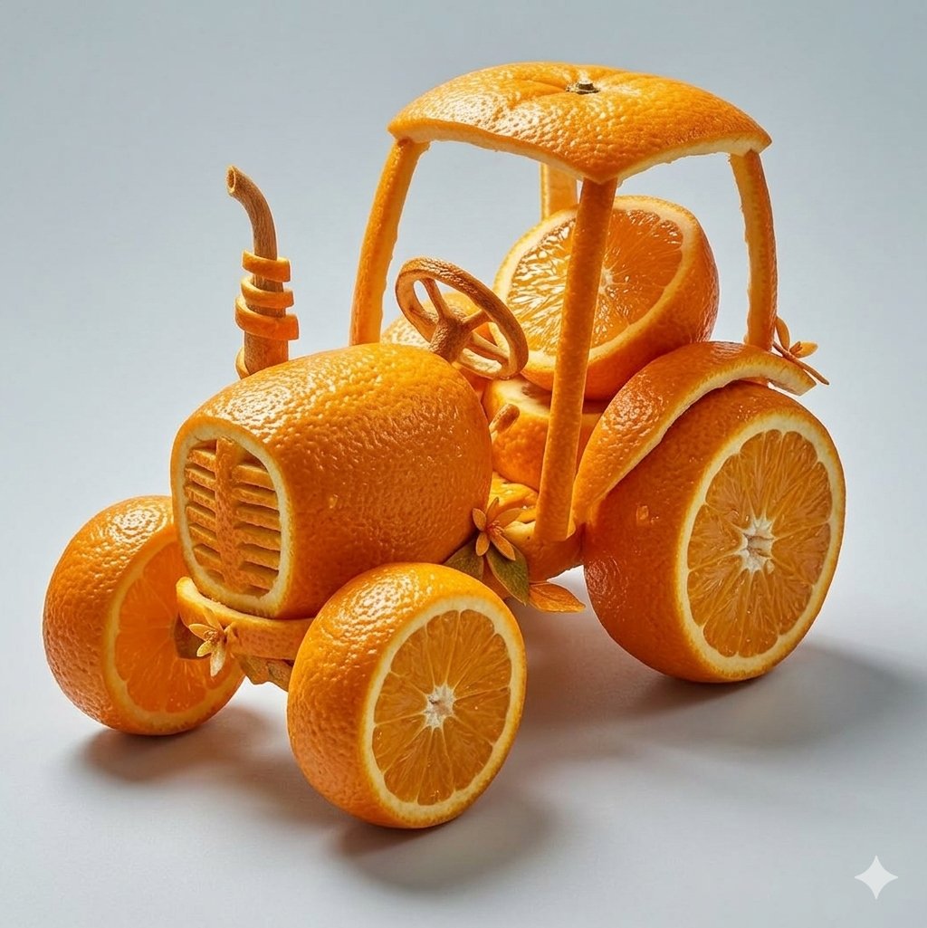 Kawaii Vegetable Food Sculptures — Nano Banana Pro AI Generated Image