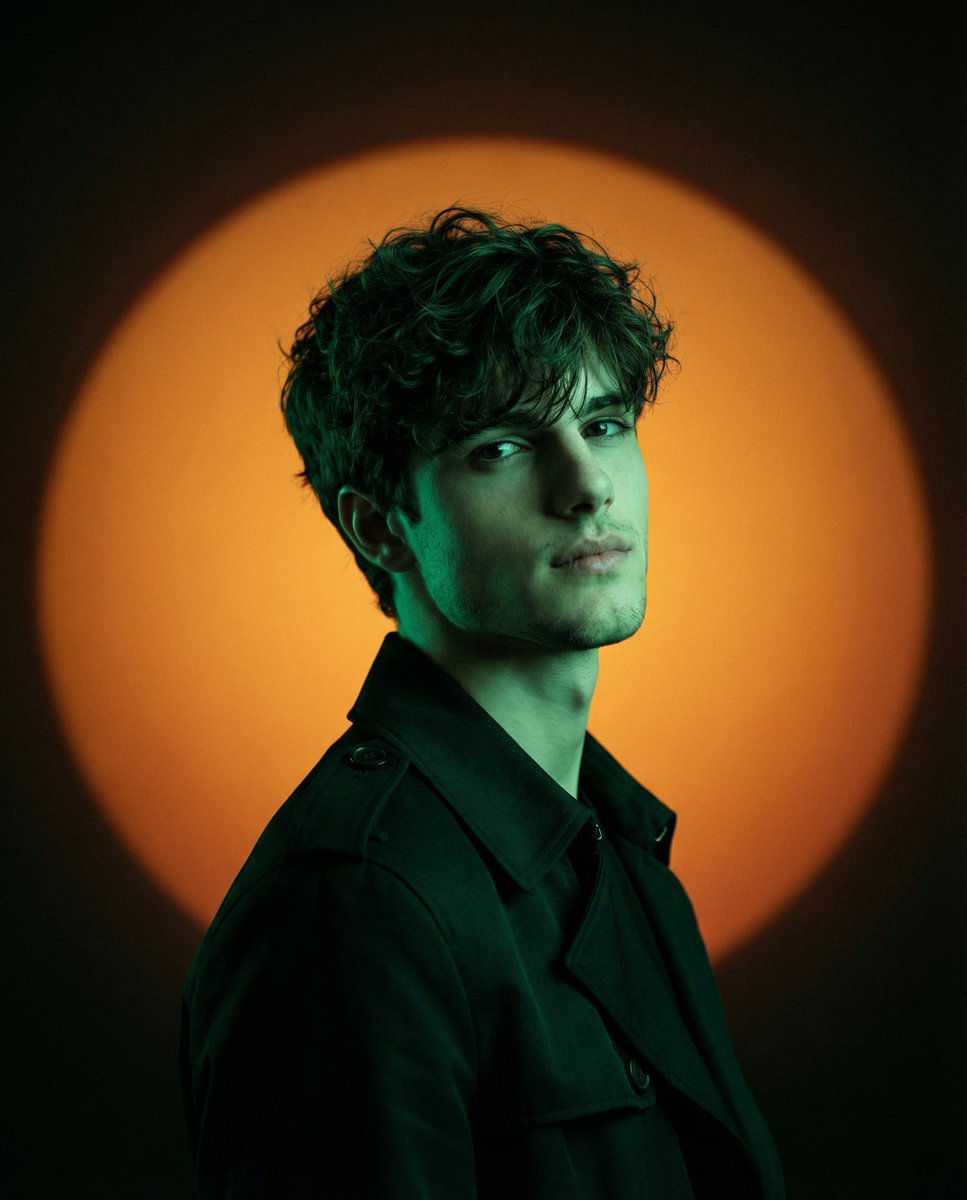 Cinematic Fashion Editorial with Emerald Gel Lighting — Nano Banana Pro AI Generated Image