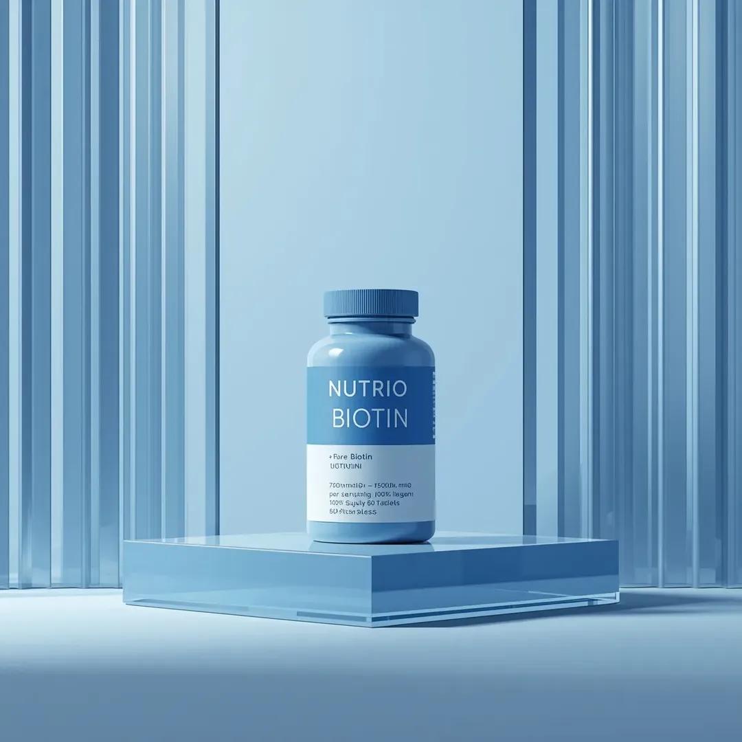 Minimalist Product Photography for Supplement Container — Nano Banana Pro AI Generated Image