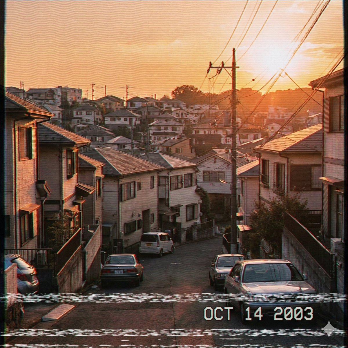 Japanese Suburb in 2000s Atmosphere — Nano Banana Pro AI Generated Image