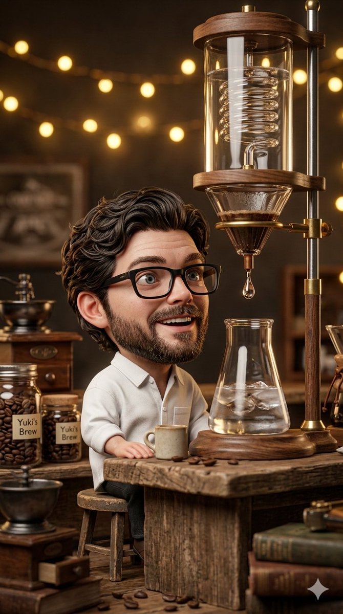 Miniature Chibi Coffee Diorama — Nano Banana Pro AI Generated Image