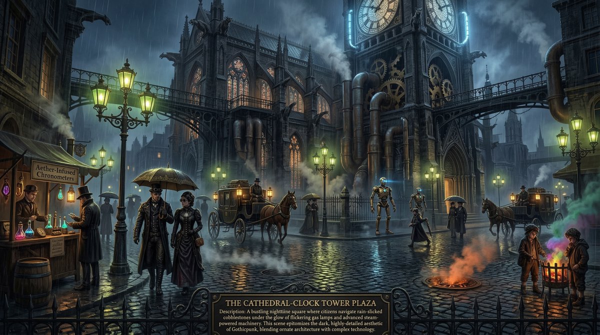 Universal Mono Punk Scene Generator — Nano Banana Pro AI Generated Image