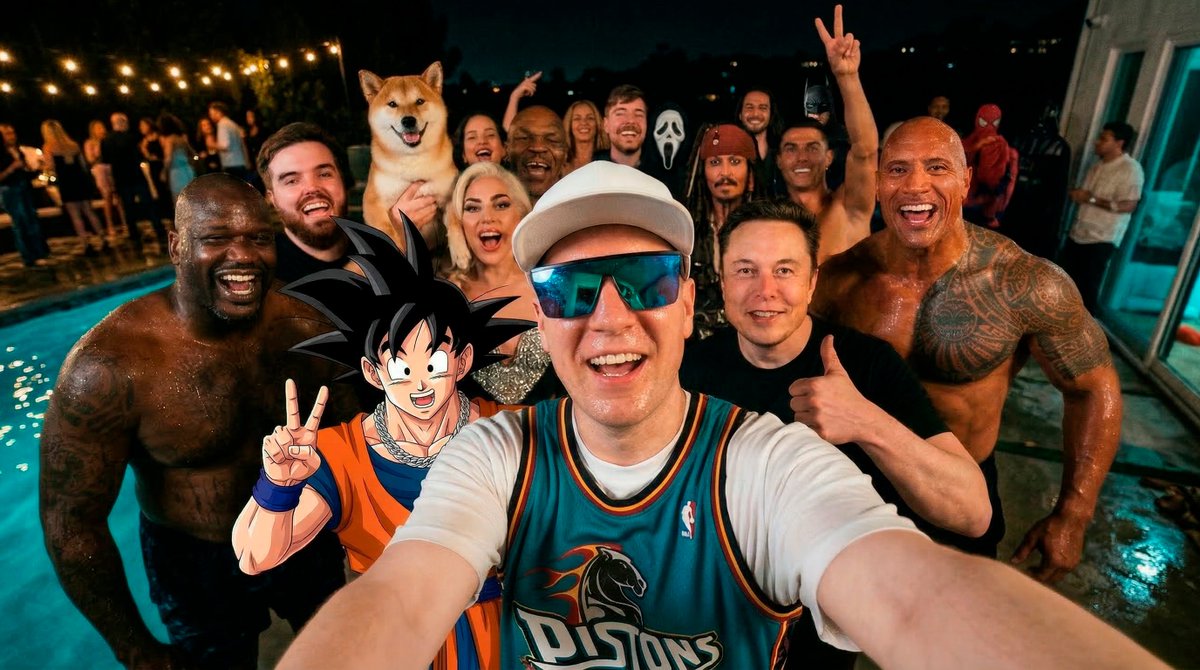 Celebrity Pool Party Photo Prompt — Nano Banana Pro AI Generated Image