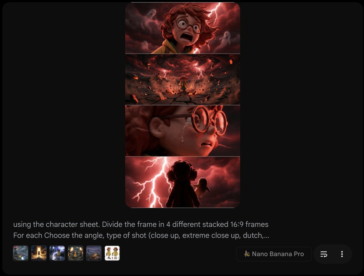 Extract frame and modify expression and weather — Nano Banana Pro AI Generated Image