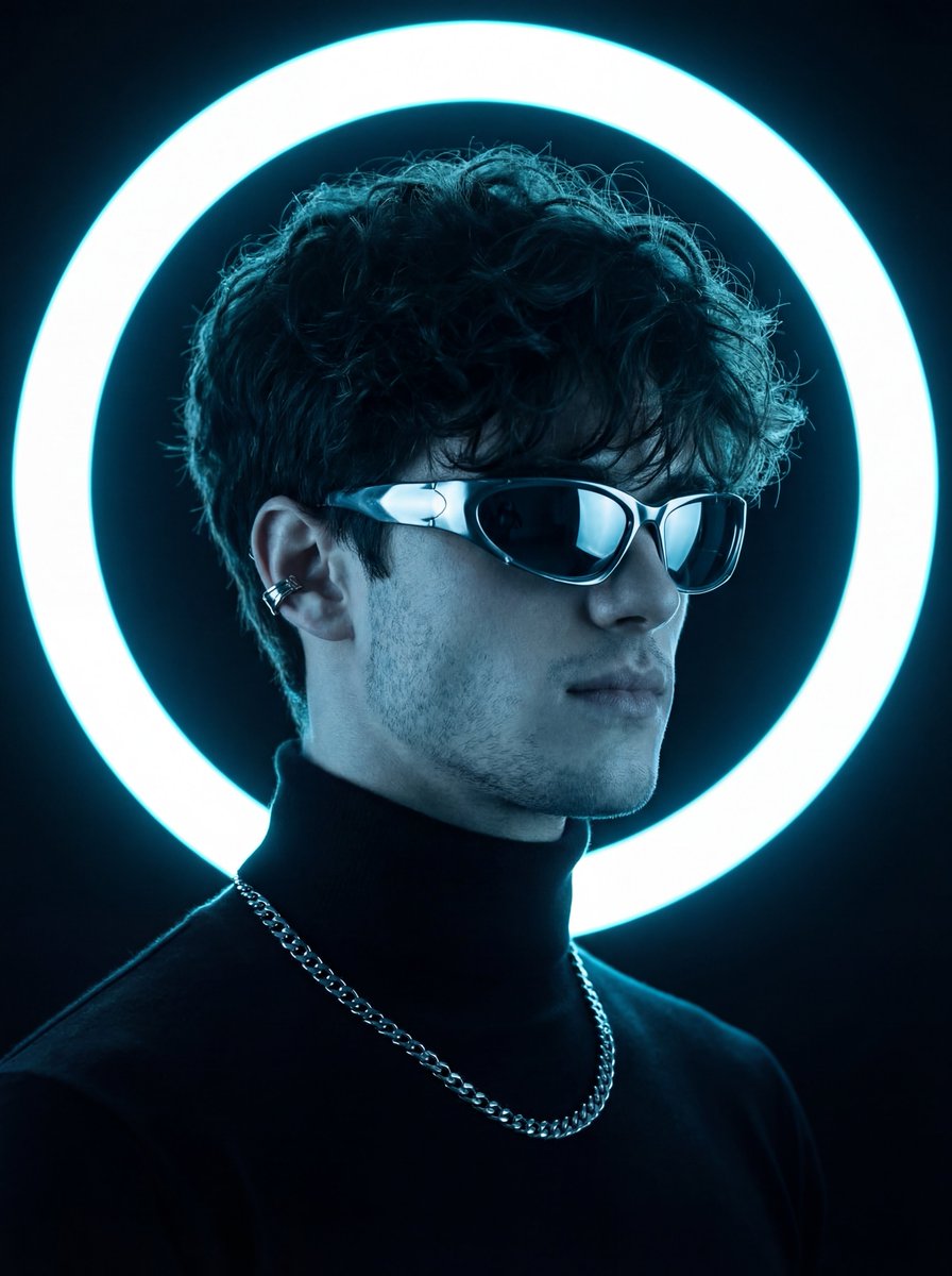 Futuristic Neon Portrait Prompt — Nano Banana Pro AI Generated Image