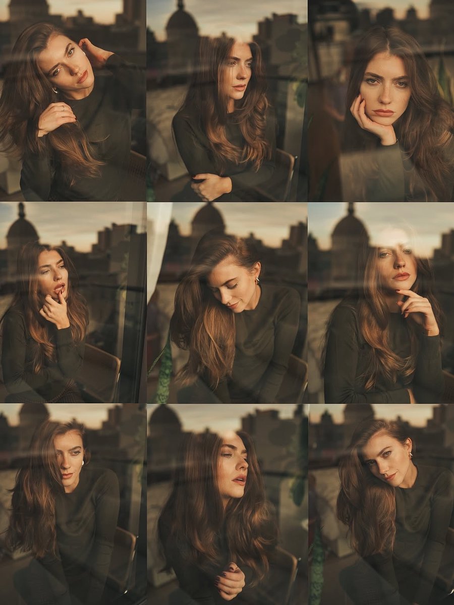 Cinematic Portrait Series by Window at Golden Hour — Nano Banana Pro AI Generated Image