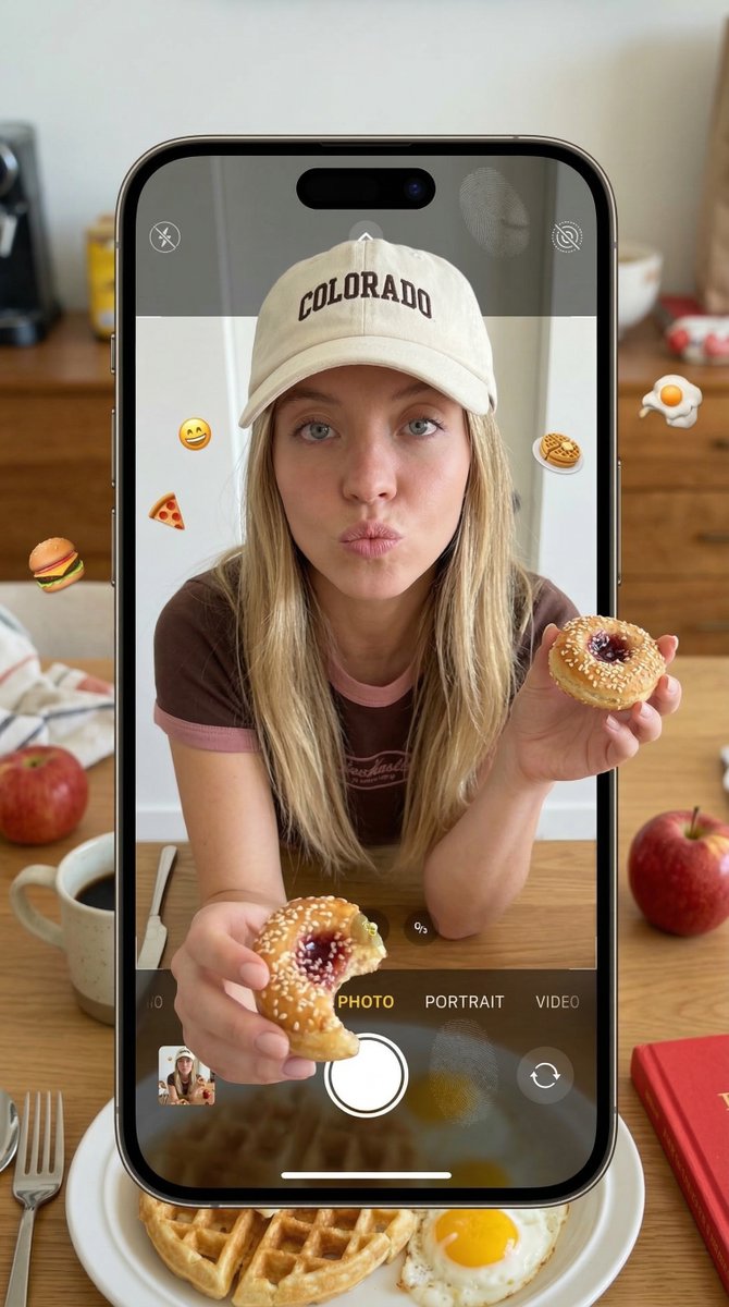 Creative Digital Composite Smartphone Snapshot Prompt — Nano Banana Pro AI Generated Image