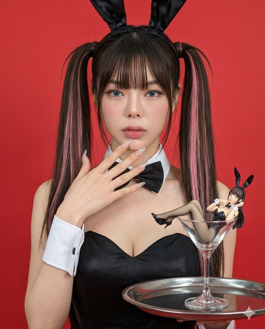 Hyper-realistic Bunny Suit Portrait — Nano Banana Pro AI Generated Image