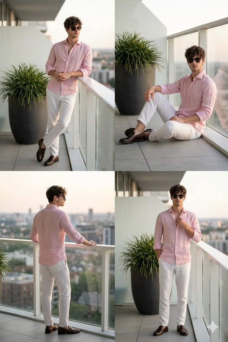 Cinematic Portrait of a Man on a Luxury Balcony — Nano Banana Pro AI Generated Image