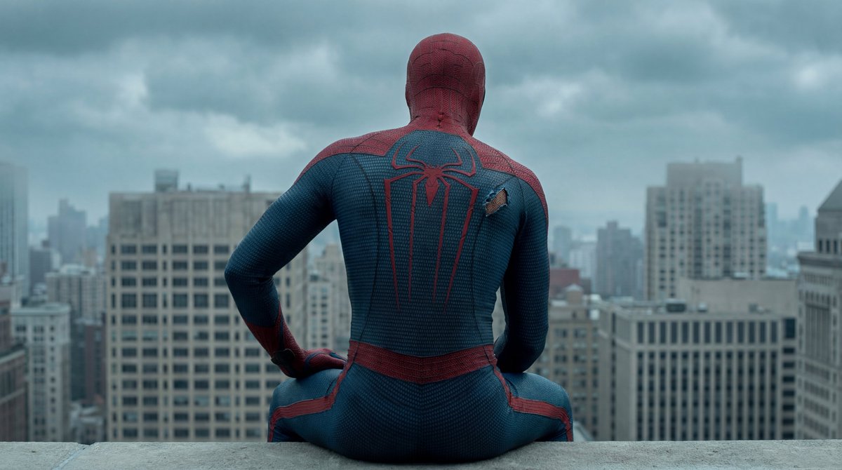 Cinematic Superhero Rooftop Prompt