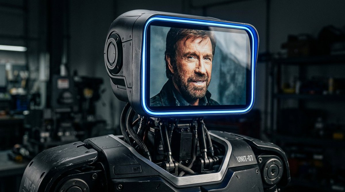 Sleek LCD-Face Robot Prompt — Nano Banana Pro AI Generated Image