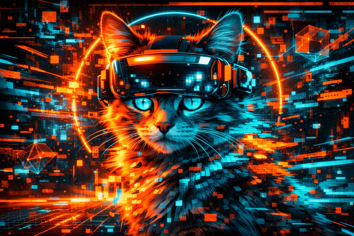 Cyber Cat Prompt Comparison — Nano Banana Pro AI Generated Image