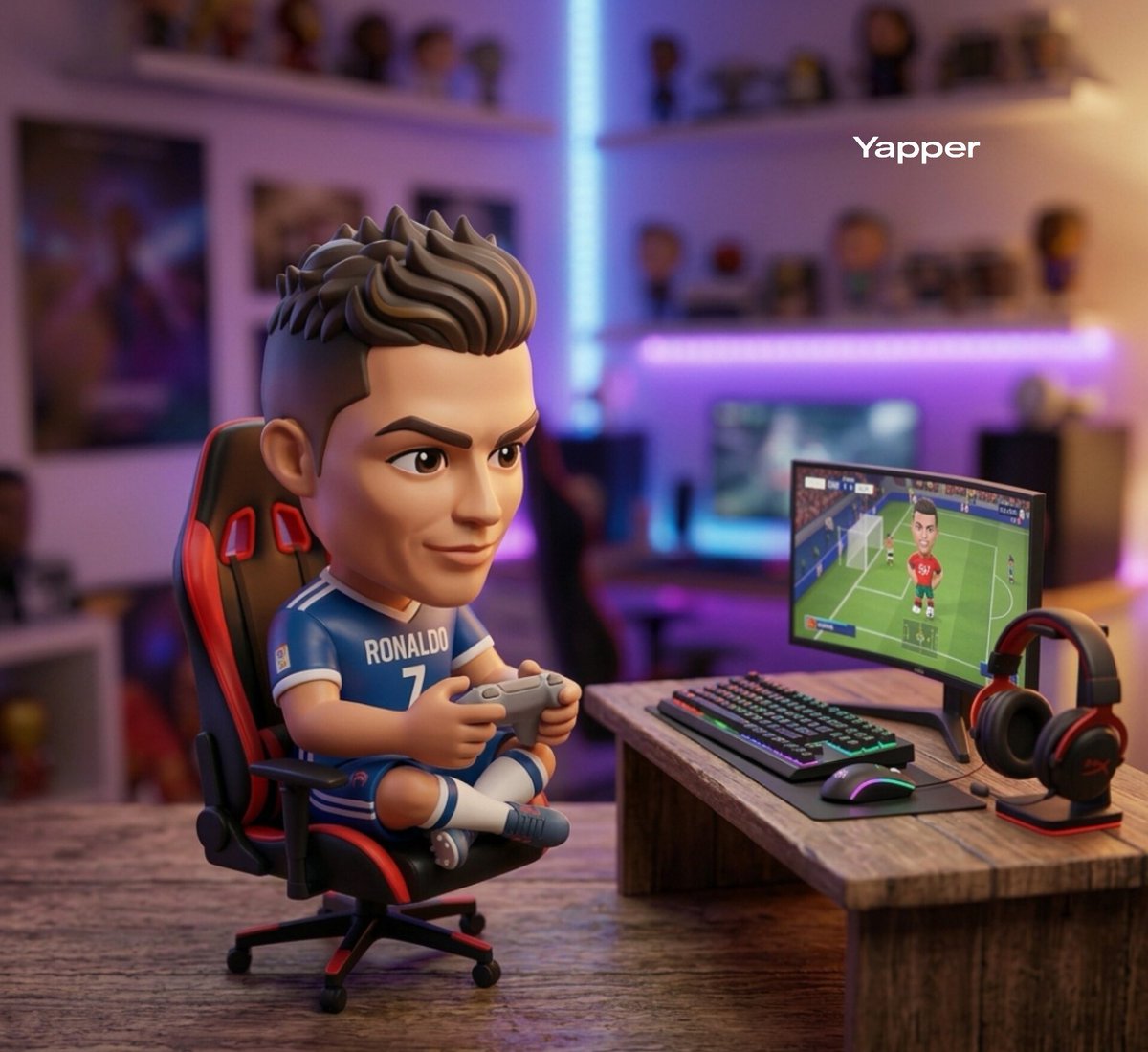 Stylized 3D Collectible Figurine