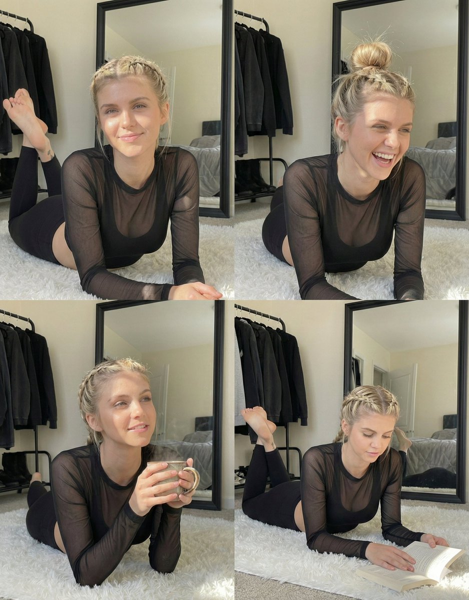 Detailed Indoor Portrait with Harsh Sunlight — Nano Banana Pro AI Generated Image