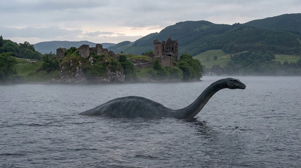 Loch Ness Monster Visual Description and Generation — Nano Banana Pro AI Generated Image