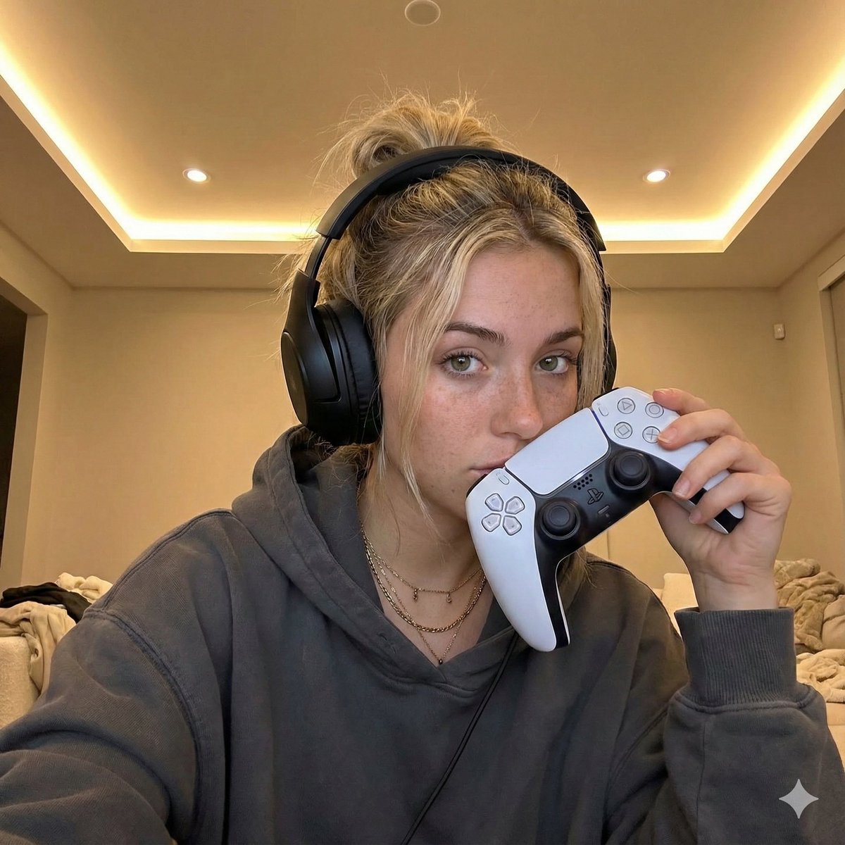 Casual Gamer Selfie Portrait — Nano Banana Pro AI Generated Image