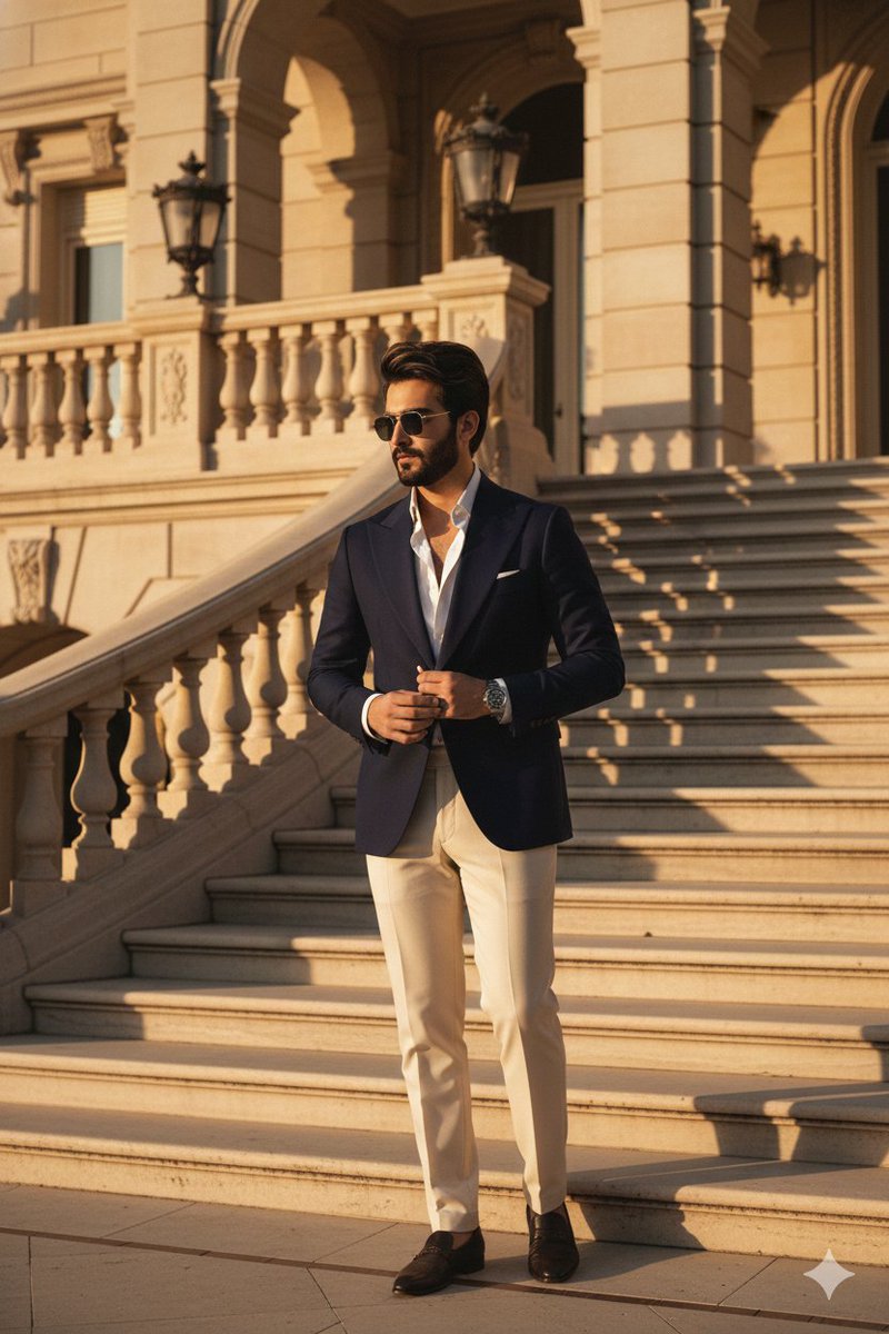 Luxury Golden Hour Architectural Portrait — Nano Banana Pro AI Generated Image